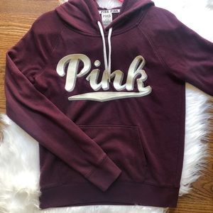 Maroon ‘VS Pink’ Sweatshirt